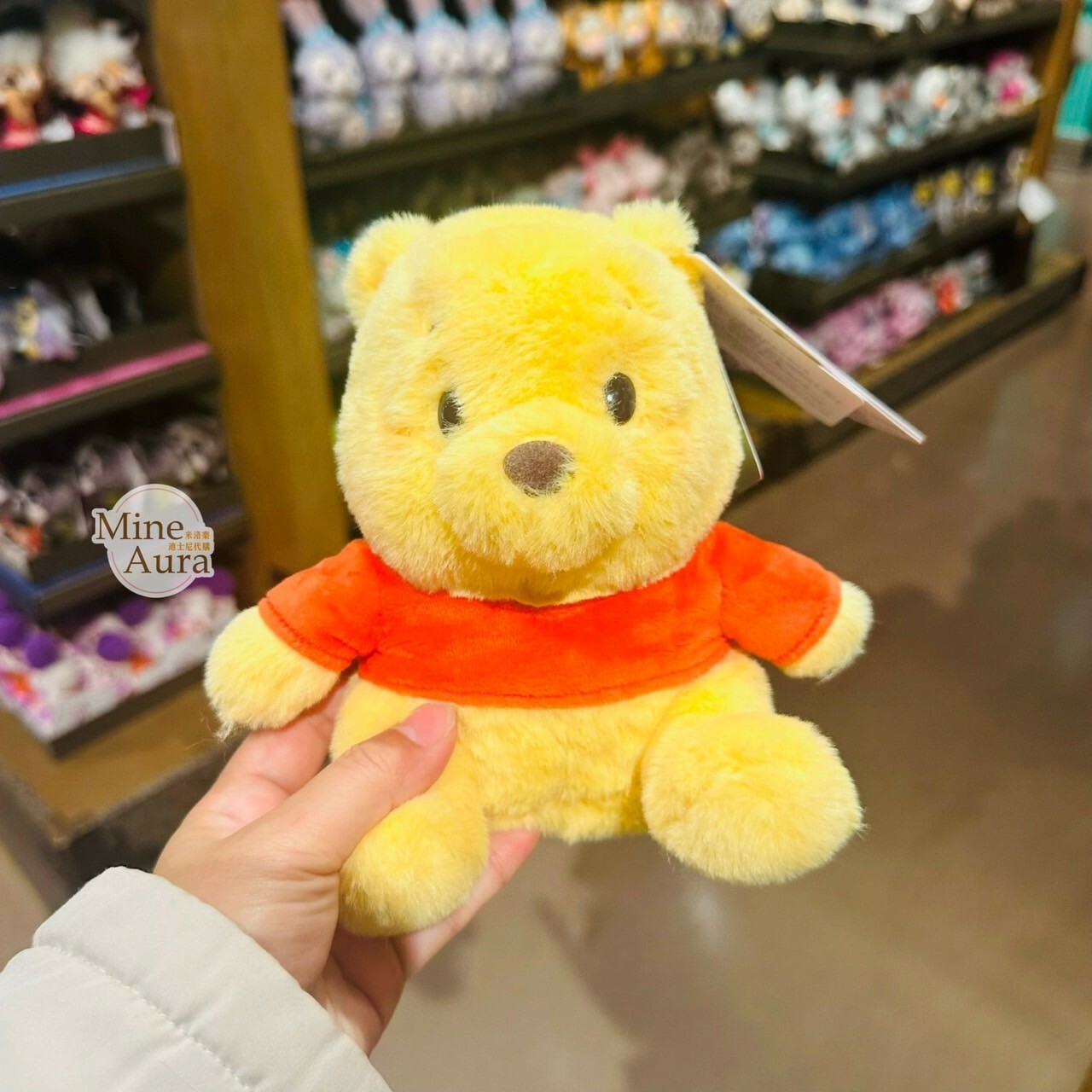 小熊維尼 Winnie the Pooh 手腳可動設計 玩具 絨毛 娃娃 玩偶 -上海迪士尼樂園