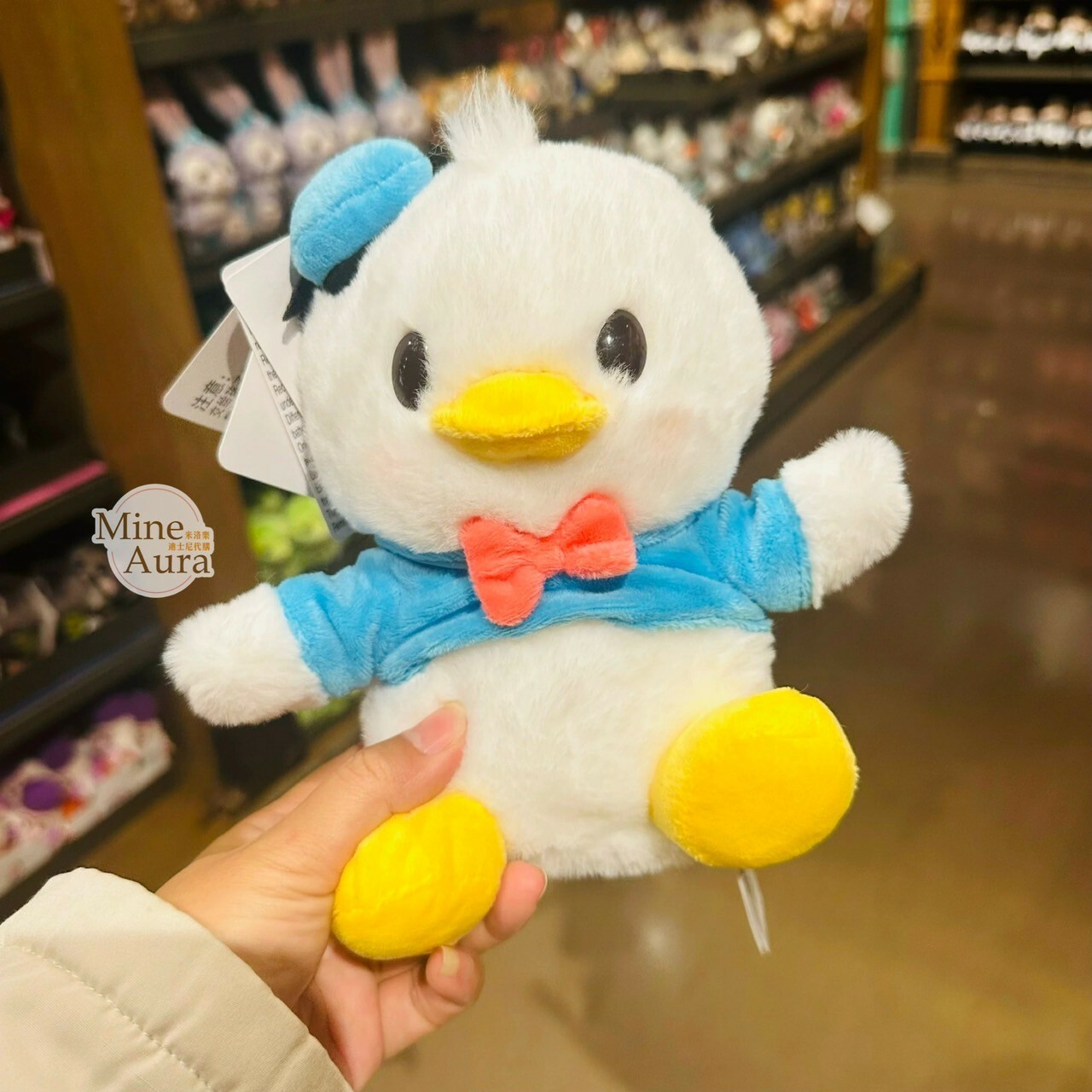 唐老鴨 Donald 手腳可動設計 玩具 絨毛 娃娃 玩偶 -上海迪士尼樂園