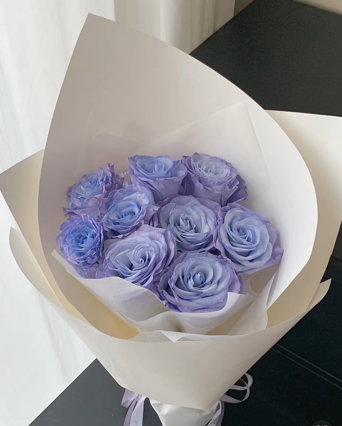 Blue Lavender · 薰衣草紫 進口玫瑰鮮花束