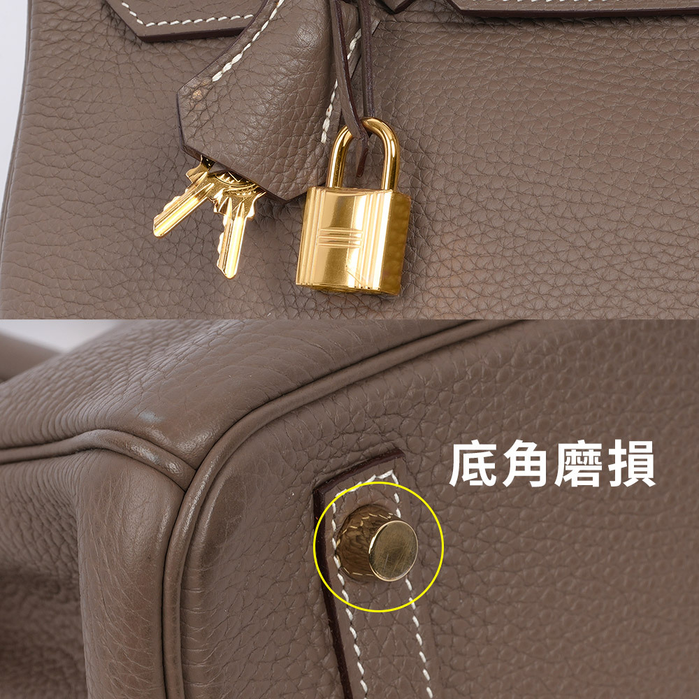 Birkin 30cm 金釦 TC皮 手提包(大象灰) TFA 002 BX