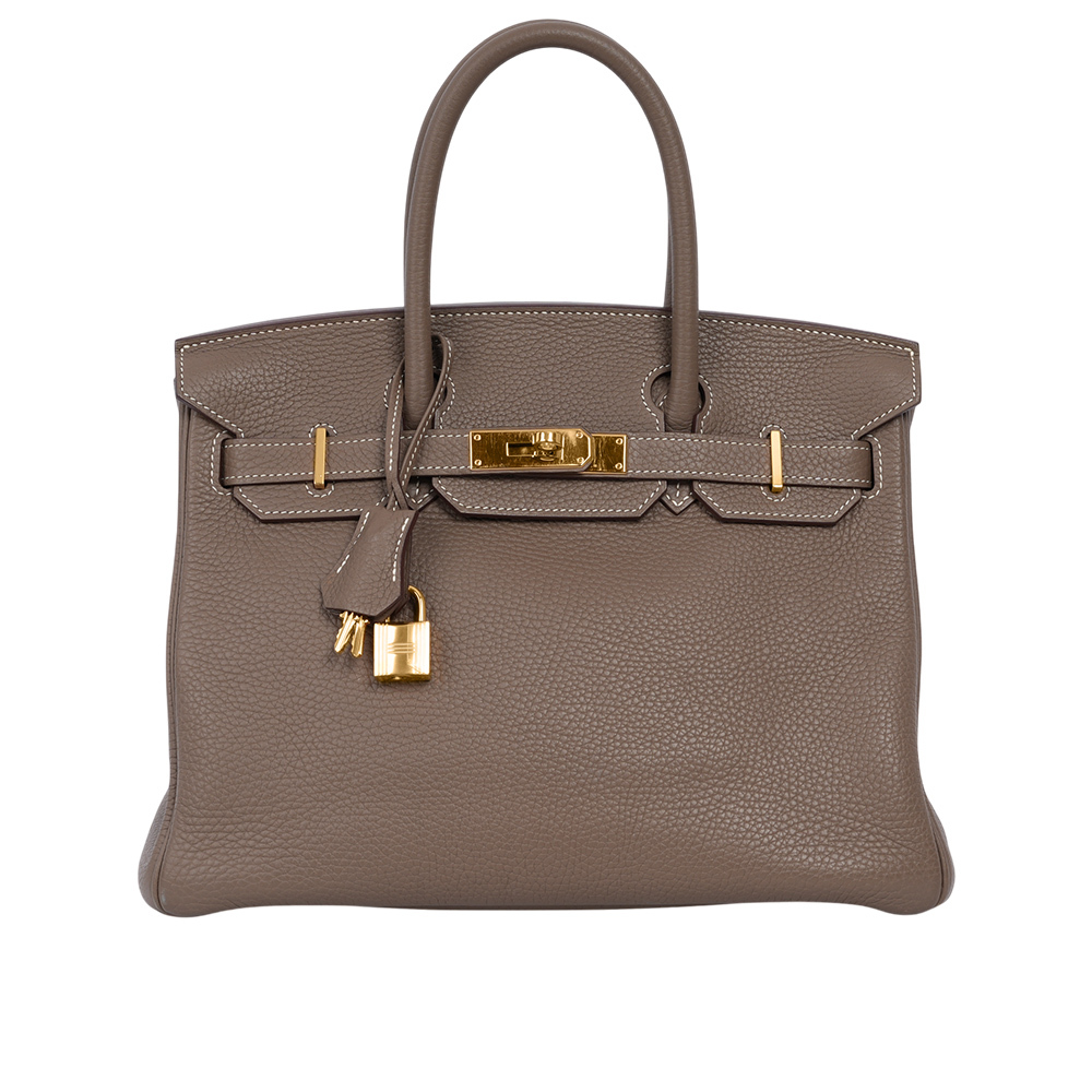 Birkin 30cm 金釦 TC皮 手提包(大象灰) TFA 002 BX