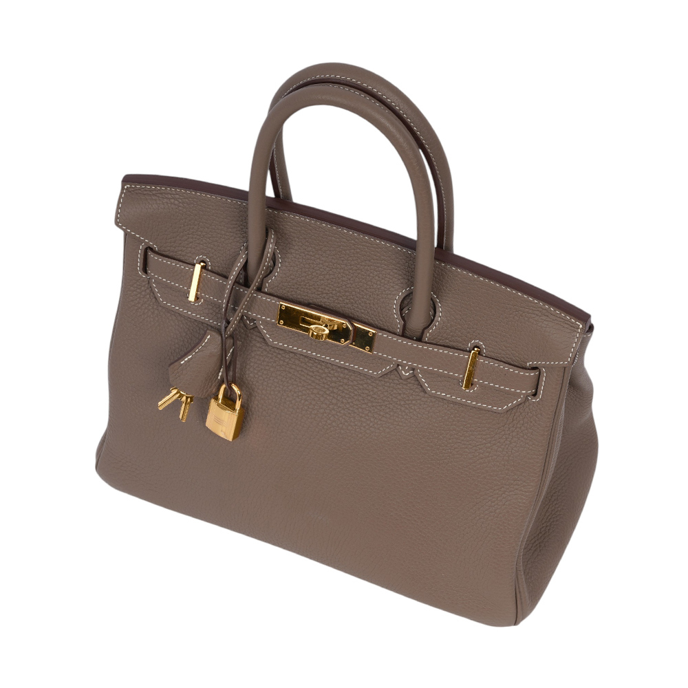 Birkin 30cm 金釦 TC皮 手提包(大象灰) TFA 002 BX
