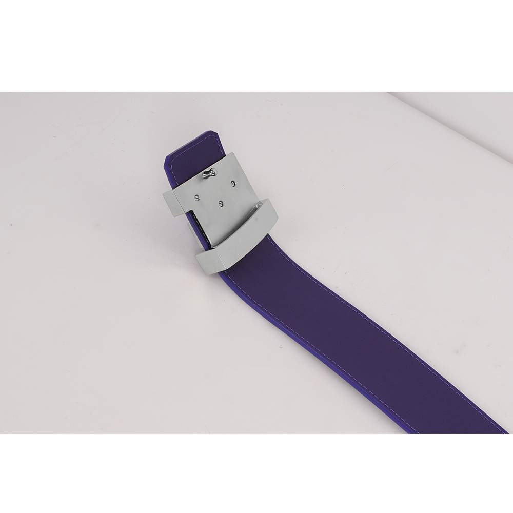 Initiales Epi皮革寬4cm皮帶 85cm(紫色) CT0132