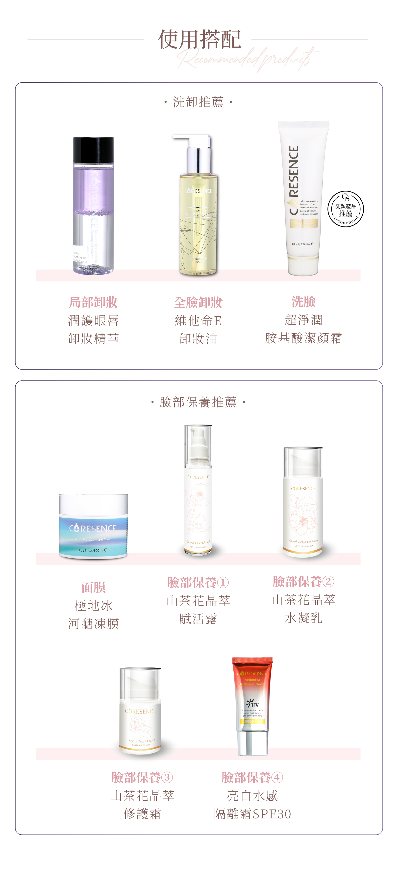 CoreSence 蔻仙詩 山茶花系列