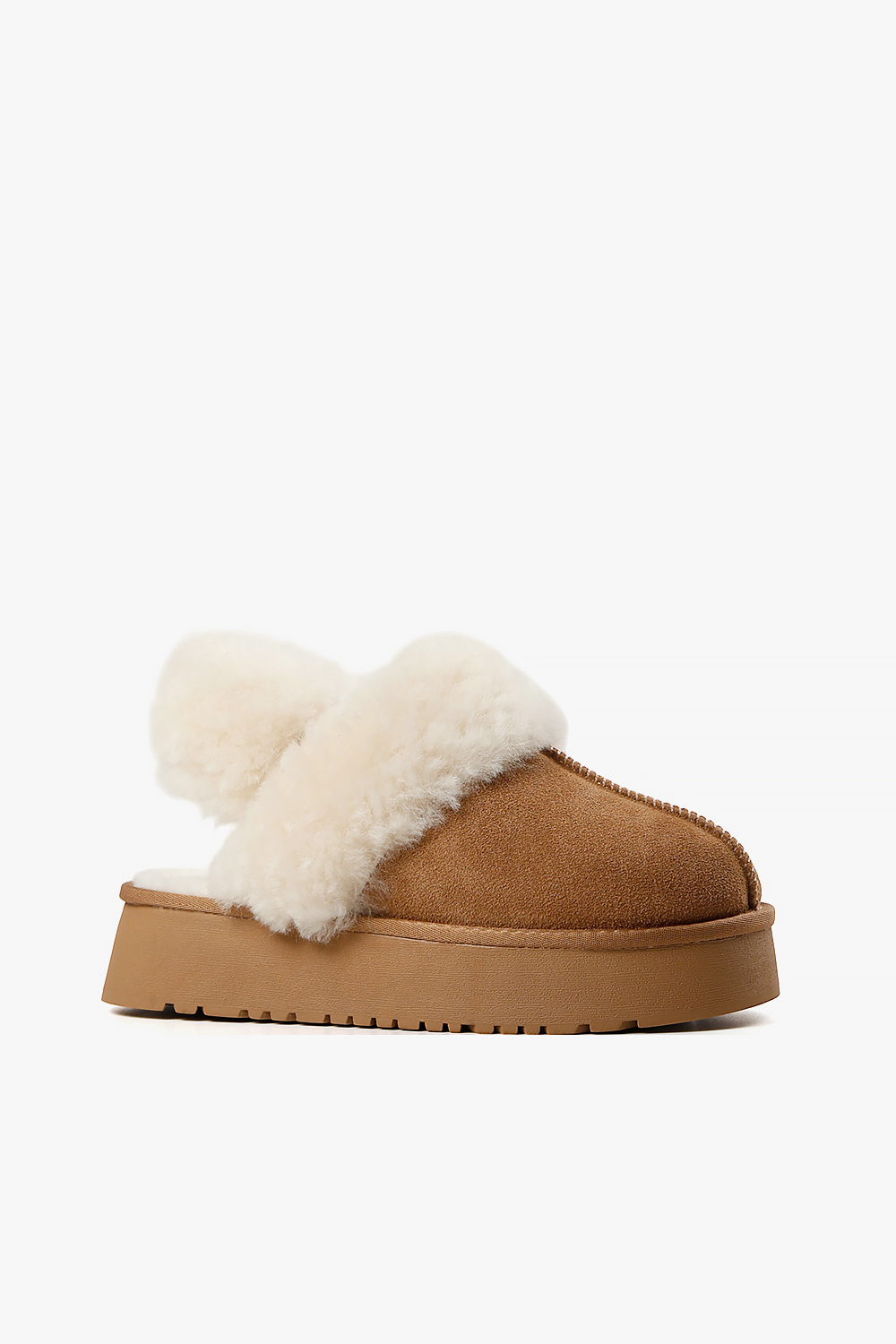 Project Slipon 毛呢厚底便鞋