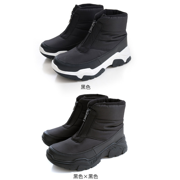 戶外雪地 運動前拉鍊雪地靴【HT10346】