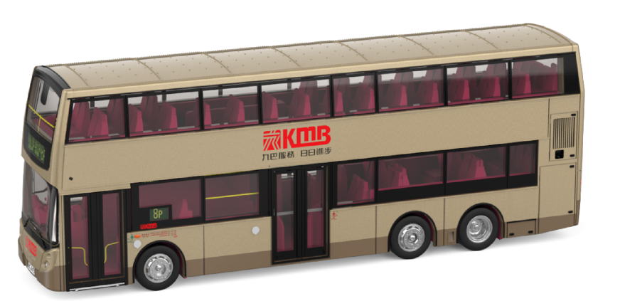 Tiny 城市 KMB66 合金車仔 - 九巴富豪 B9TL Enviro500 (8P)