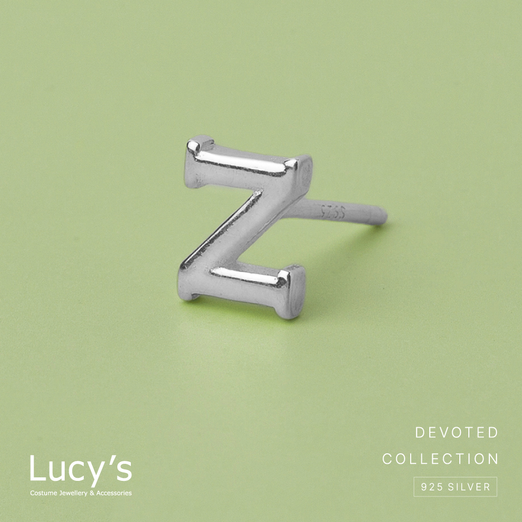 Lucy's-純銀字母系列| 925純銀Z 單支耳環(95881)