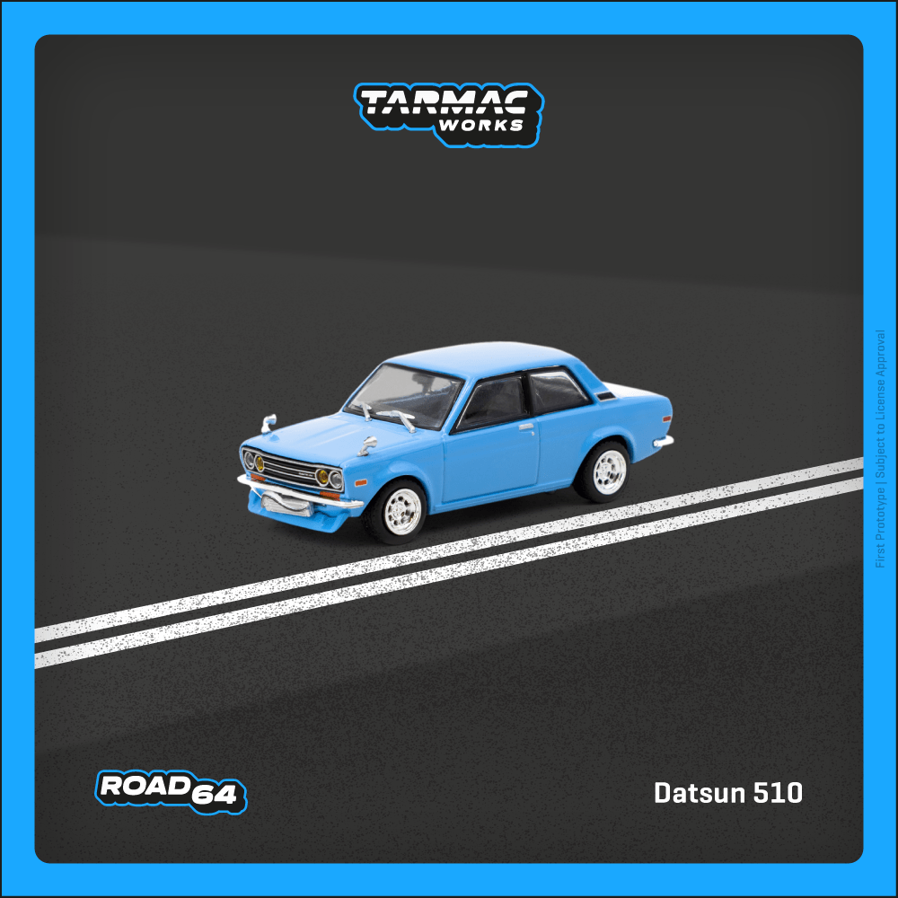 Tarmac Works Datsun 510 Light Blue