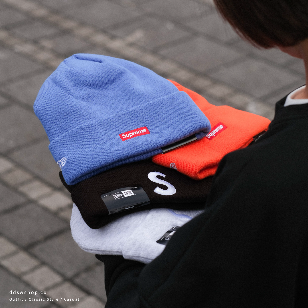 "現貨" Supreme New Era S Logo Beanie 毛帽