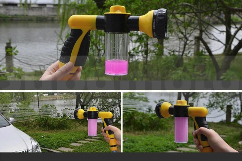 -Supamoto- 20米泡沫水槍水管組—8合1 (4分/TPE/洗車/高壓/噴槍/魔術/無段花灑)