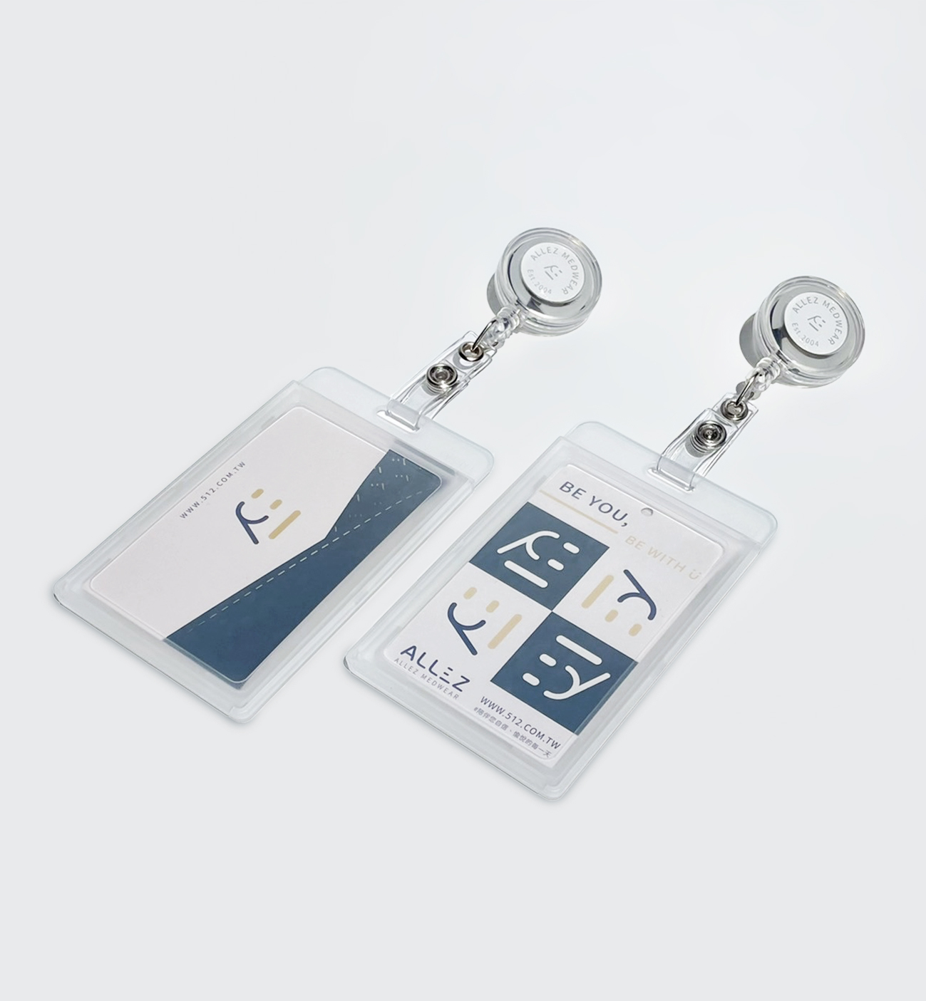 【 品牌小物 】Allez 識別證套組(證件套+易拉扣)