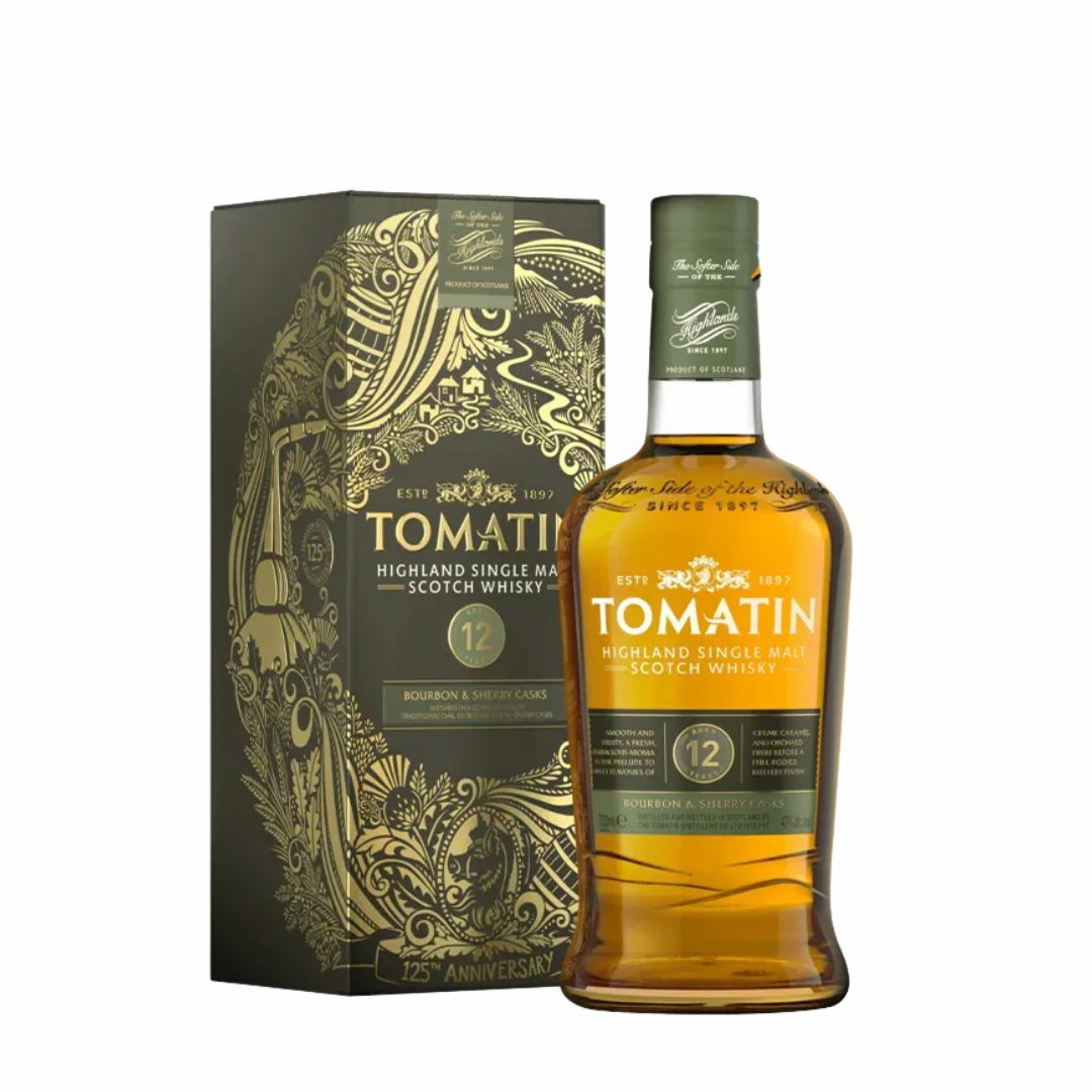 Tomatin 12 Years Old Bourbon & Sherry Casks Scotch Whisky