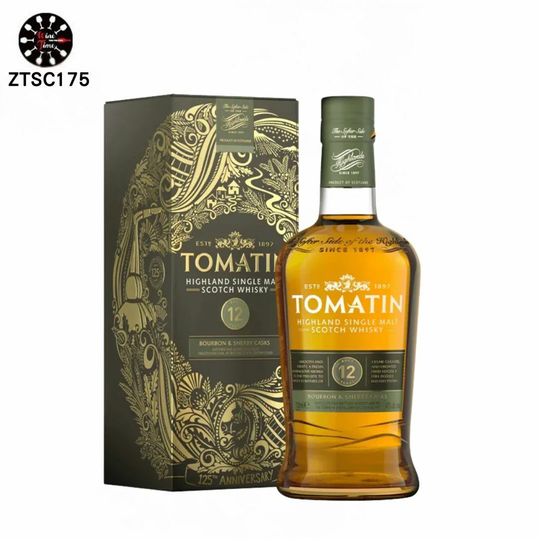 Tomatin 12 Years Old Bourbon & Sherry Casks Scotch Whisky