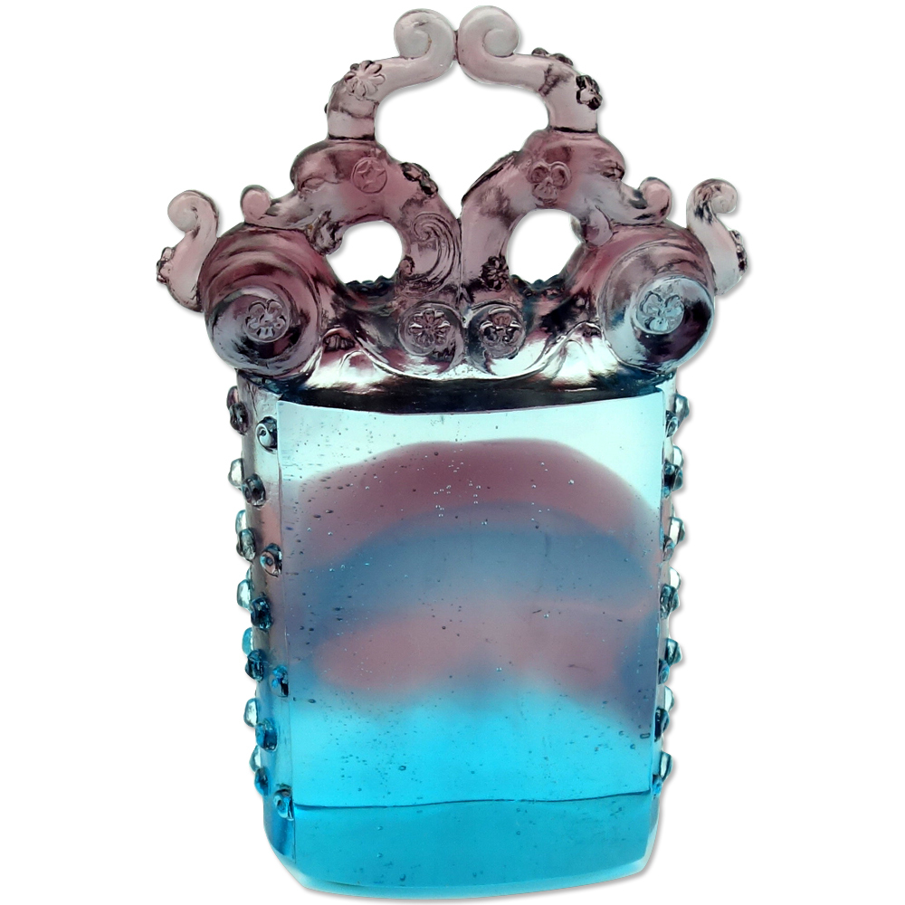 雙龍琉璃文鎮擺飾｜鎮宅開運龍騰納福 招財護佑聚吉祥