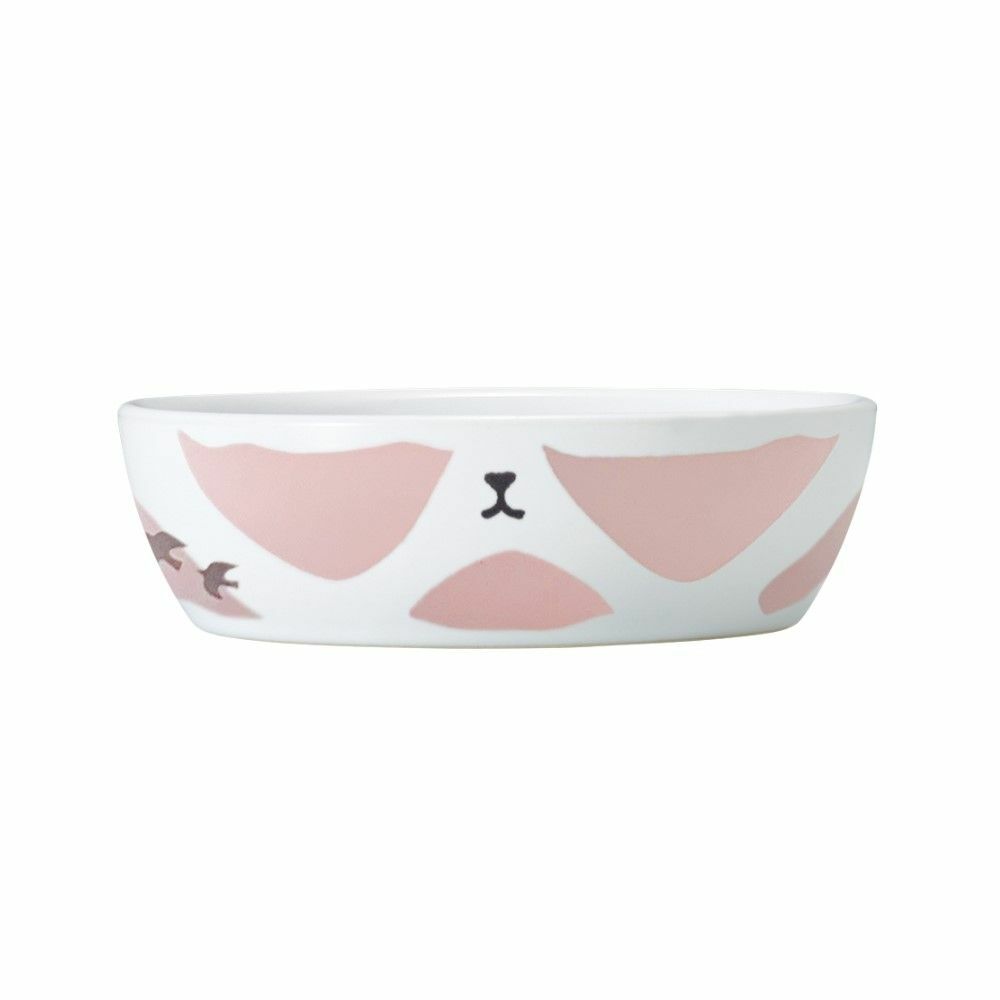 日本 MARUKAN 貓用陶瓷碗-粉色系 CT-602