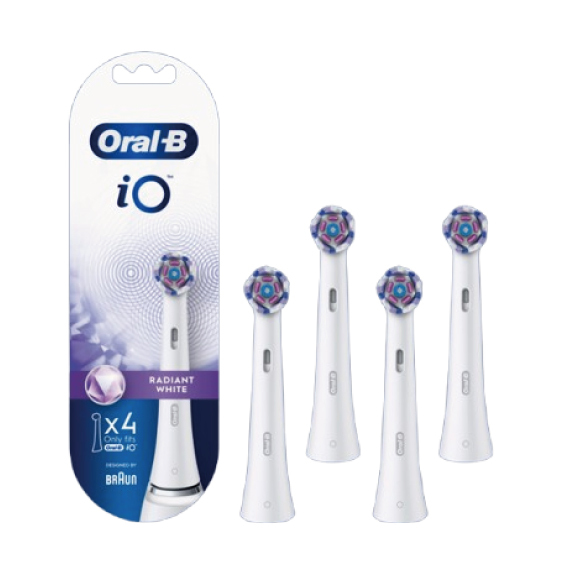 Oral-B iO 美白至臻刷頭4支裝