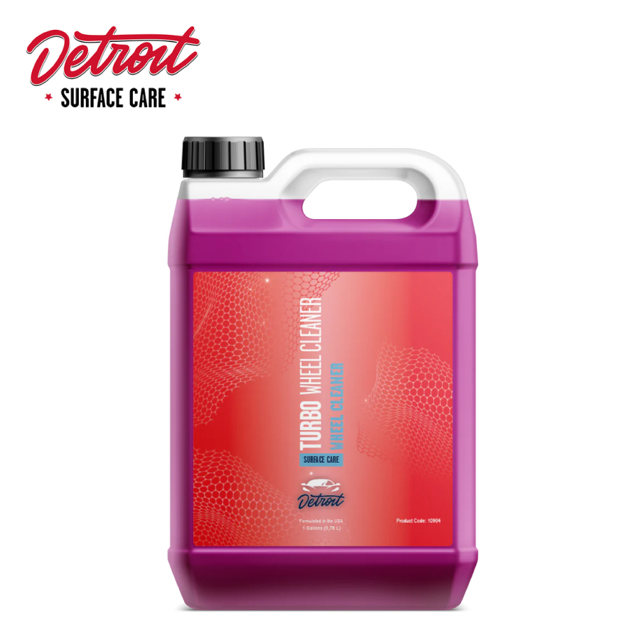 DETROIT 快速輪圈清潔劑 (D70-Turbo Wheel Cleaner), 3.78L