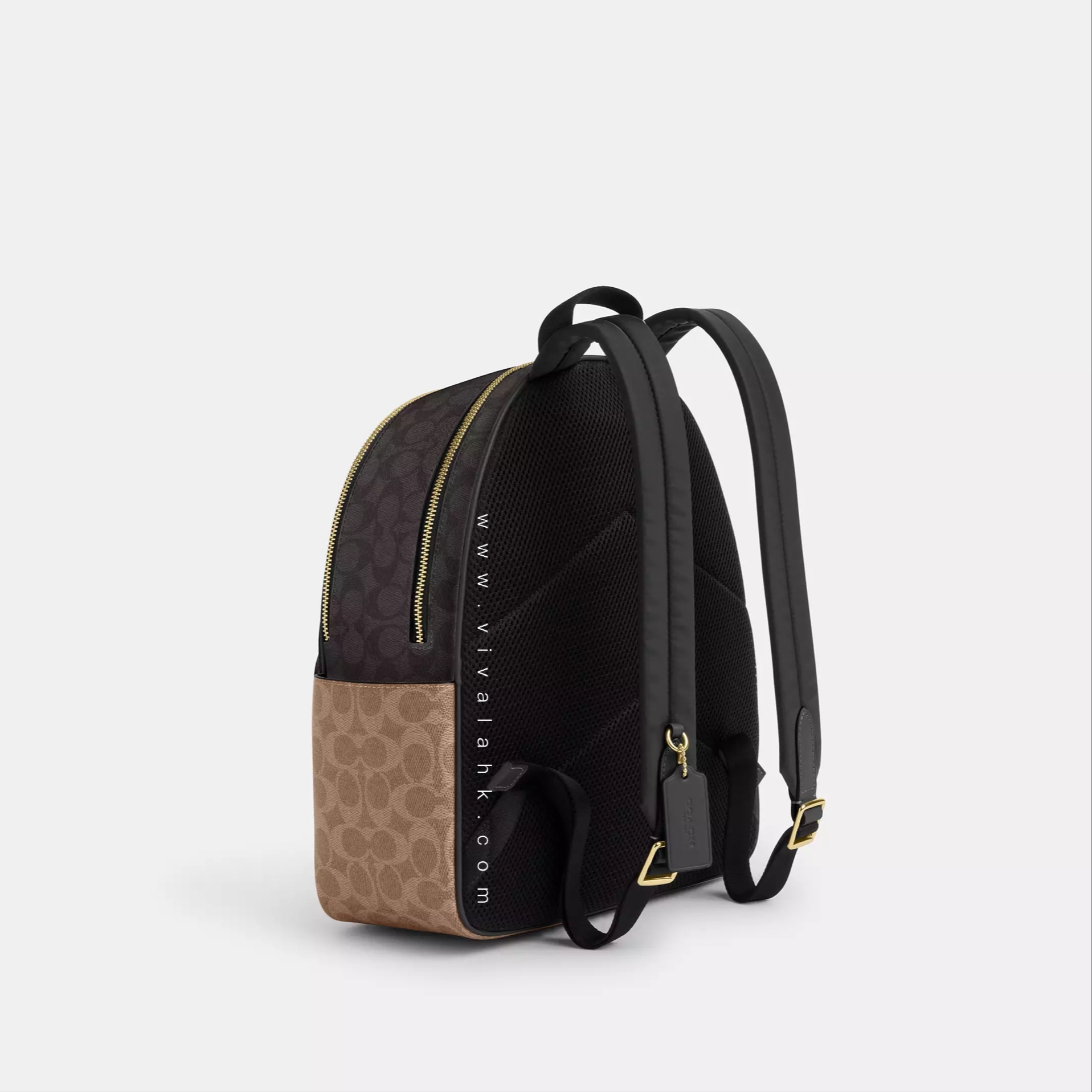 Coach - Court Backpack In Blocked Signature Canvas (CZ7