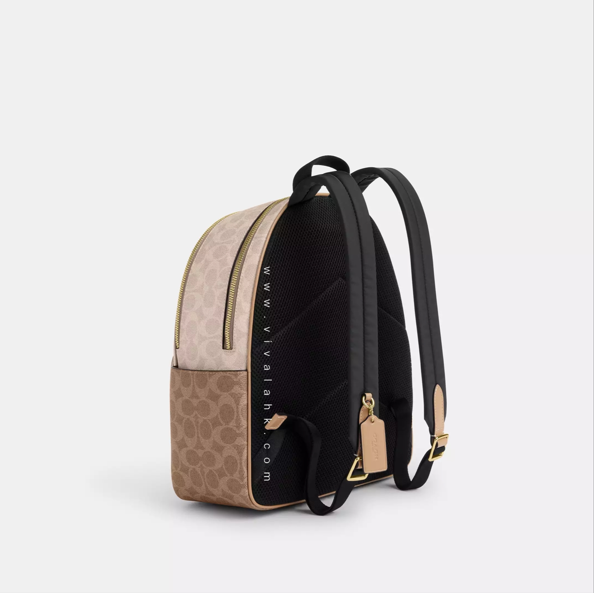 Coach - Court Backpack In Blocked Signature Canvas (CZ7