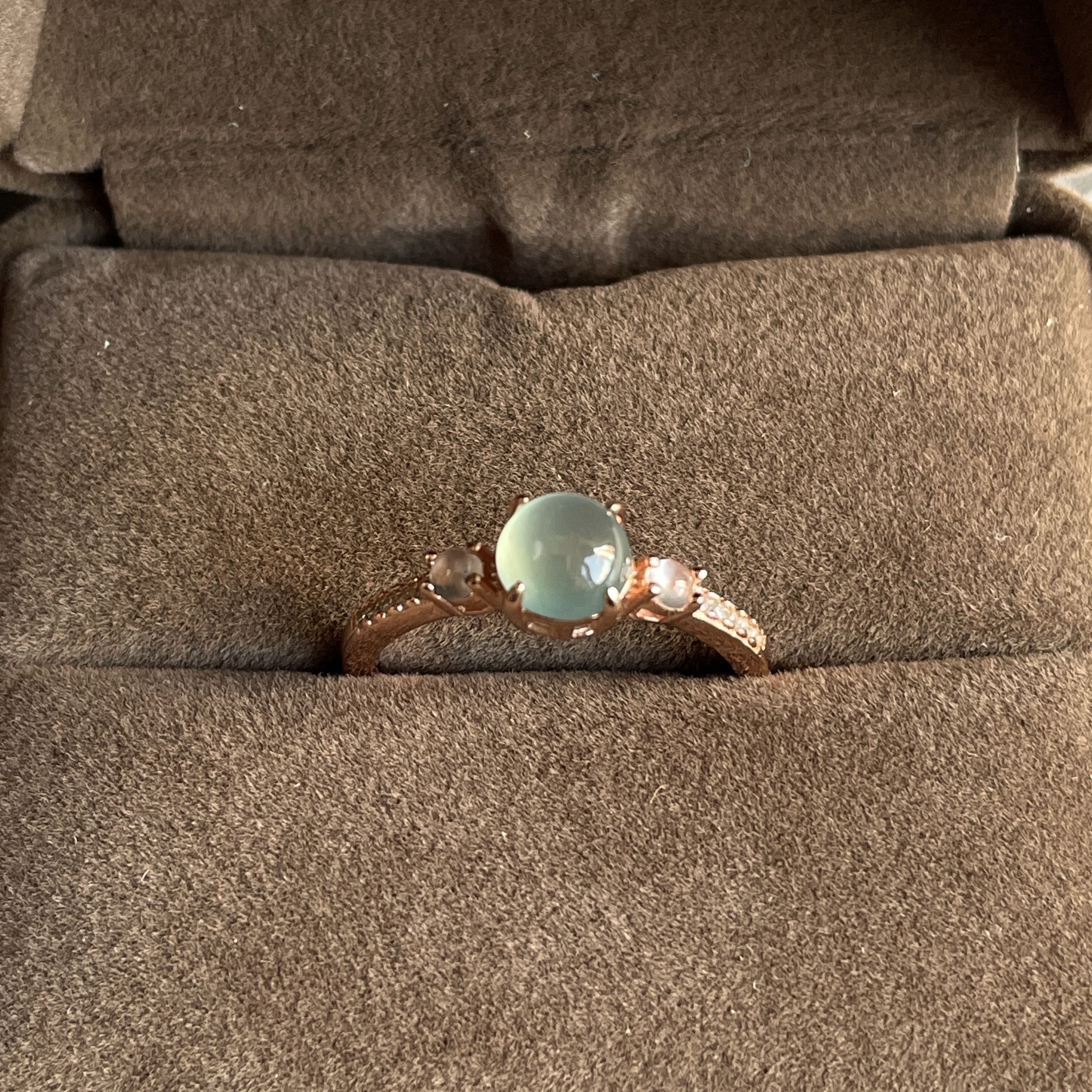 翡翠銀鑲戒指 (開口),天然翡翠A玉, 緬甸玉, Jade, Jadeite