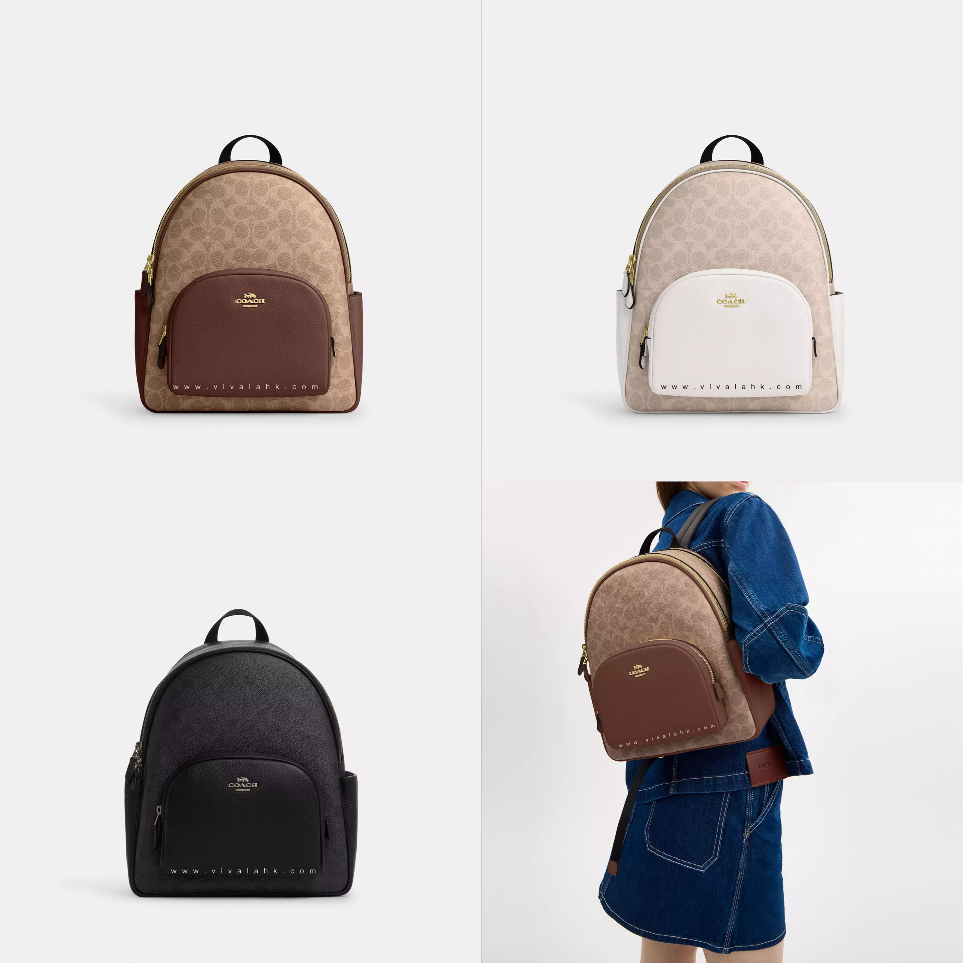 Coach - Court 背囊 (C字暗花) (CZ176)