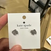 [S] KATE SPADE O0R00093 EVERYDAY SPADE GLITTER ENAMEL STUDS,CANDIED FL, 196021519321 (SKS1607)