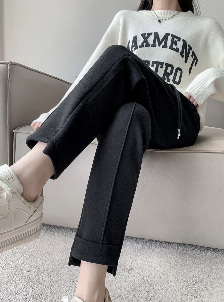 下缺角車線毛呢老爺褲