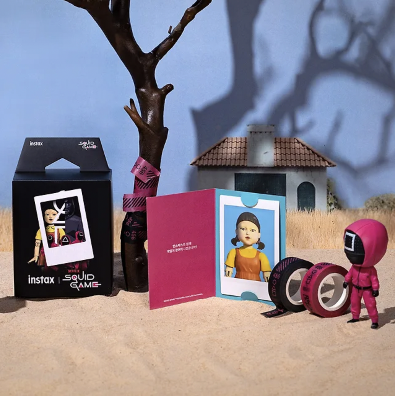 Squid Game 2 x Instax Mini Film 30 Sheets Package