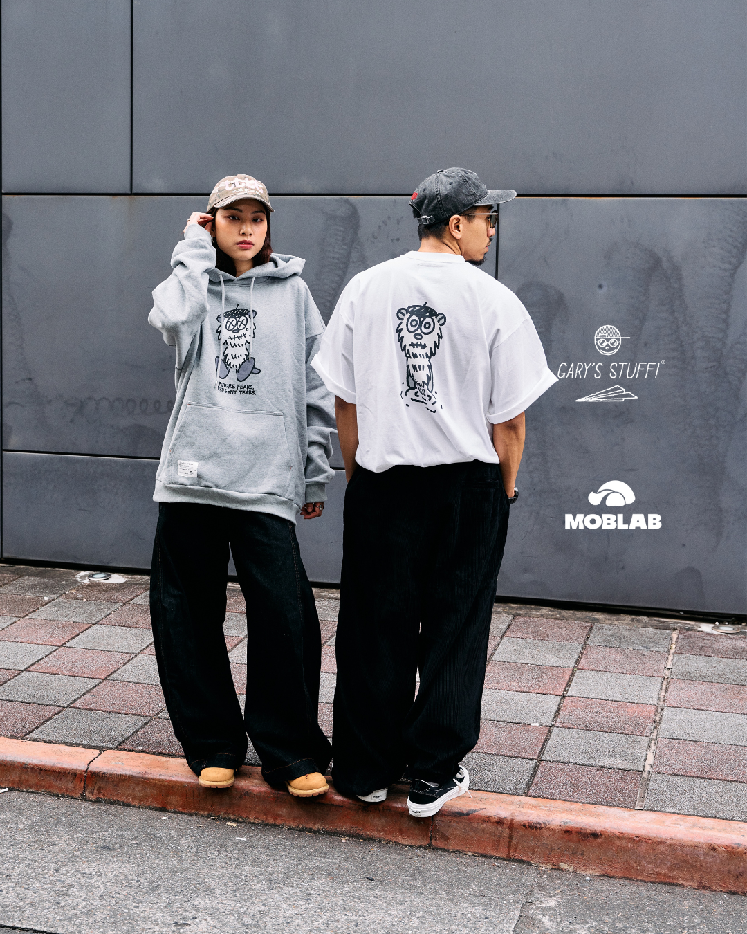 #現貨 MOBLAB x Gary " Where am I ? " T-Shirt 印花短踢 2色