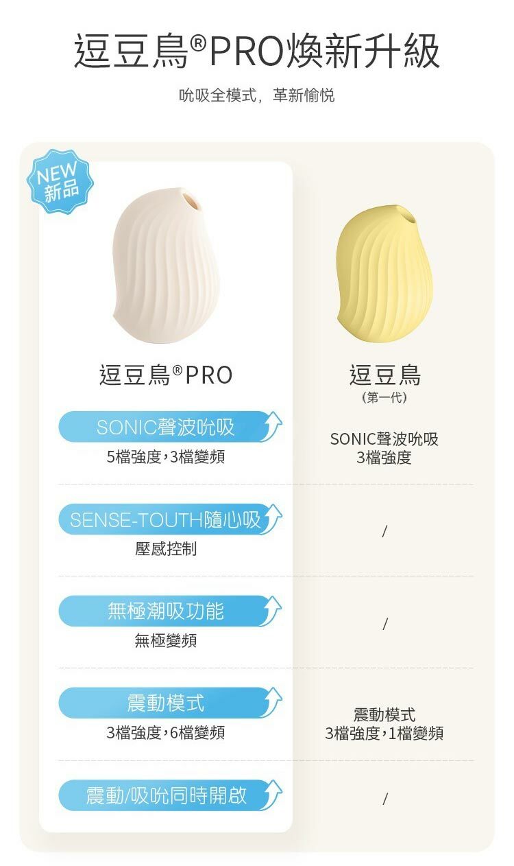 OSUGA 逗豆鳥二代 PRO 吸吮震動按摩器