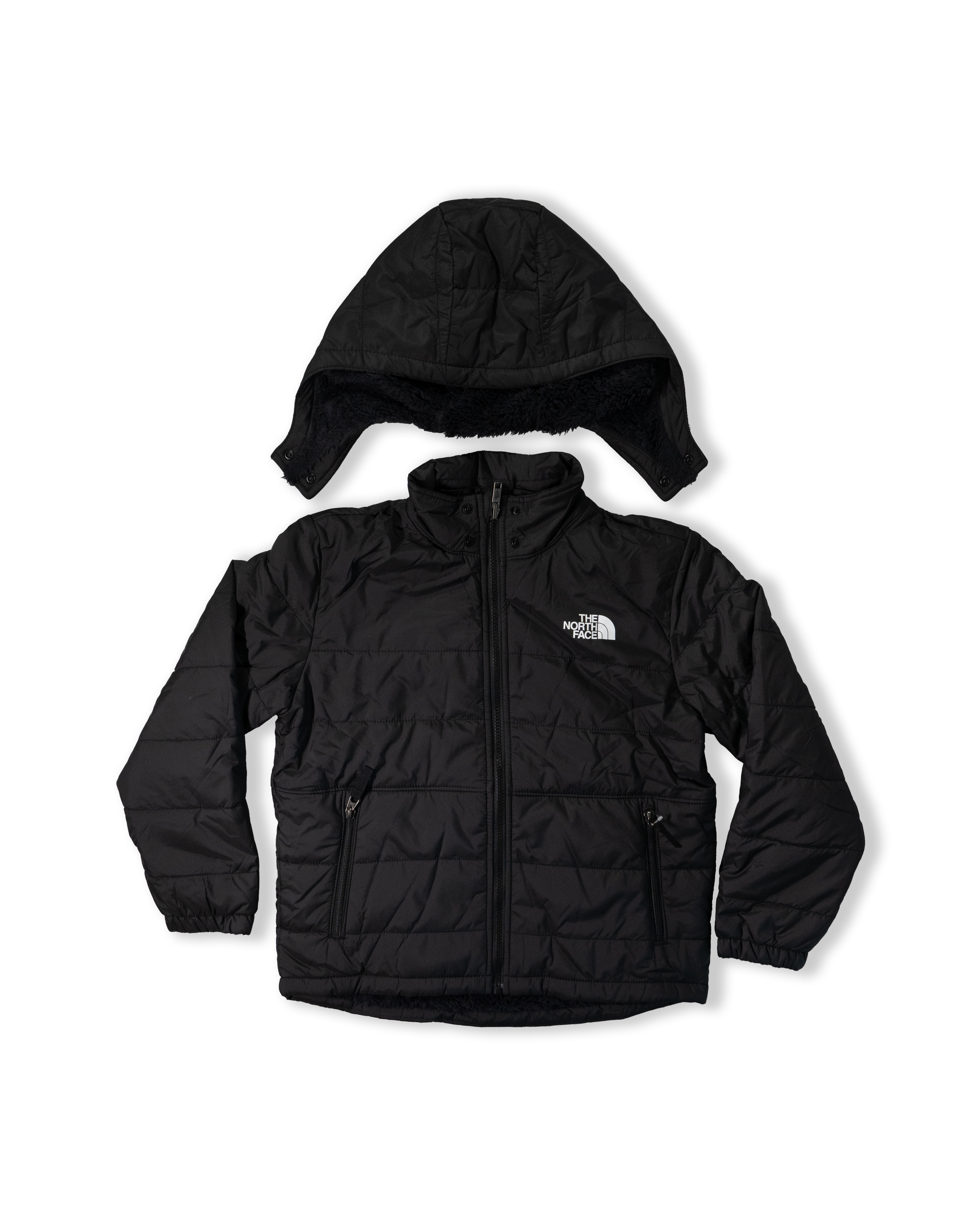 TNF北臉 0130 童 黑色 鋪棉