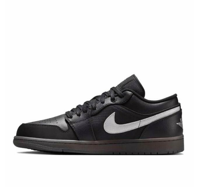 Air Jordan 1 Low "Dark Gum" 深黑反光白勾  HV5968-001