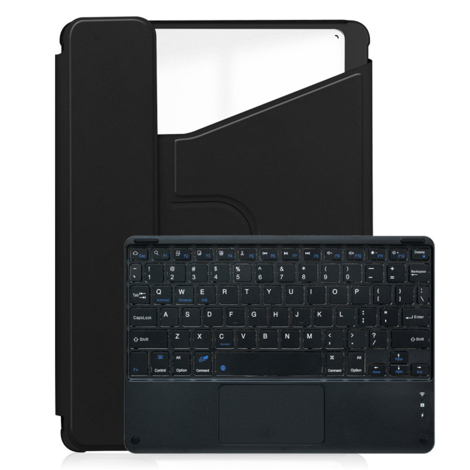 XPRO - Rotary Leather - iPad Pro Keyboard Case 鍵盤皮革蓋面旋轉底殼高度防撞透明筆槽平板保護硬殼