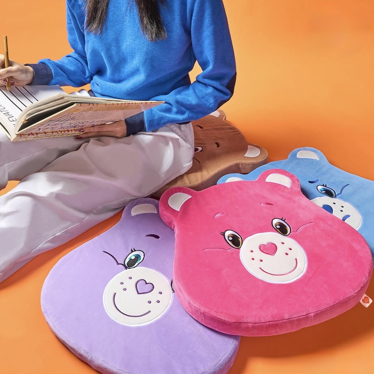 CARE BEARS 彩虹熊 坐墊 椅墊 代購