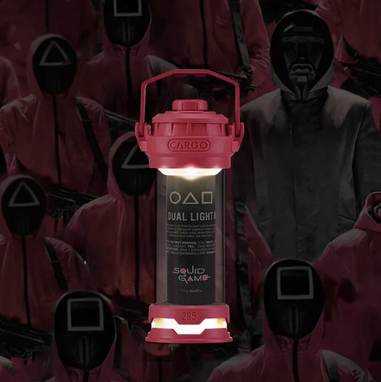 Squid Game 2 x Cargo Container 3 Mode New Concept Camping Lantern Dual Light Mini