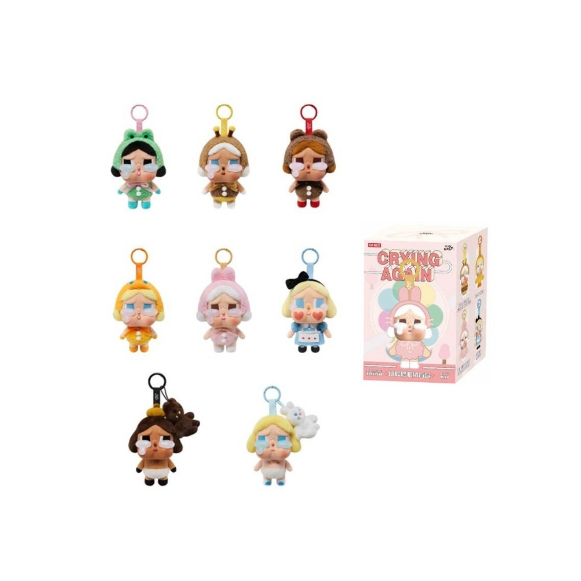 泡泡瑪特 POP MART 哭娃 CRYBABY 眼淚工廠系列 盲盒 搪膠毛絨掛件 吊飾 公仔 潮玩