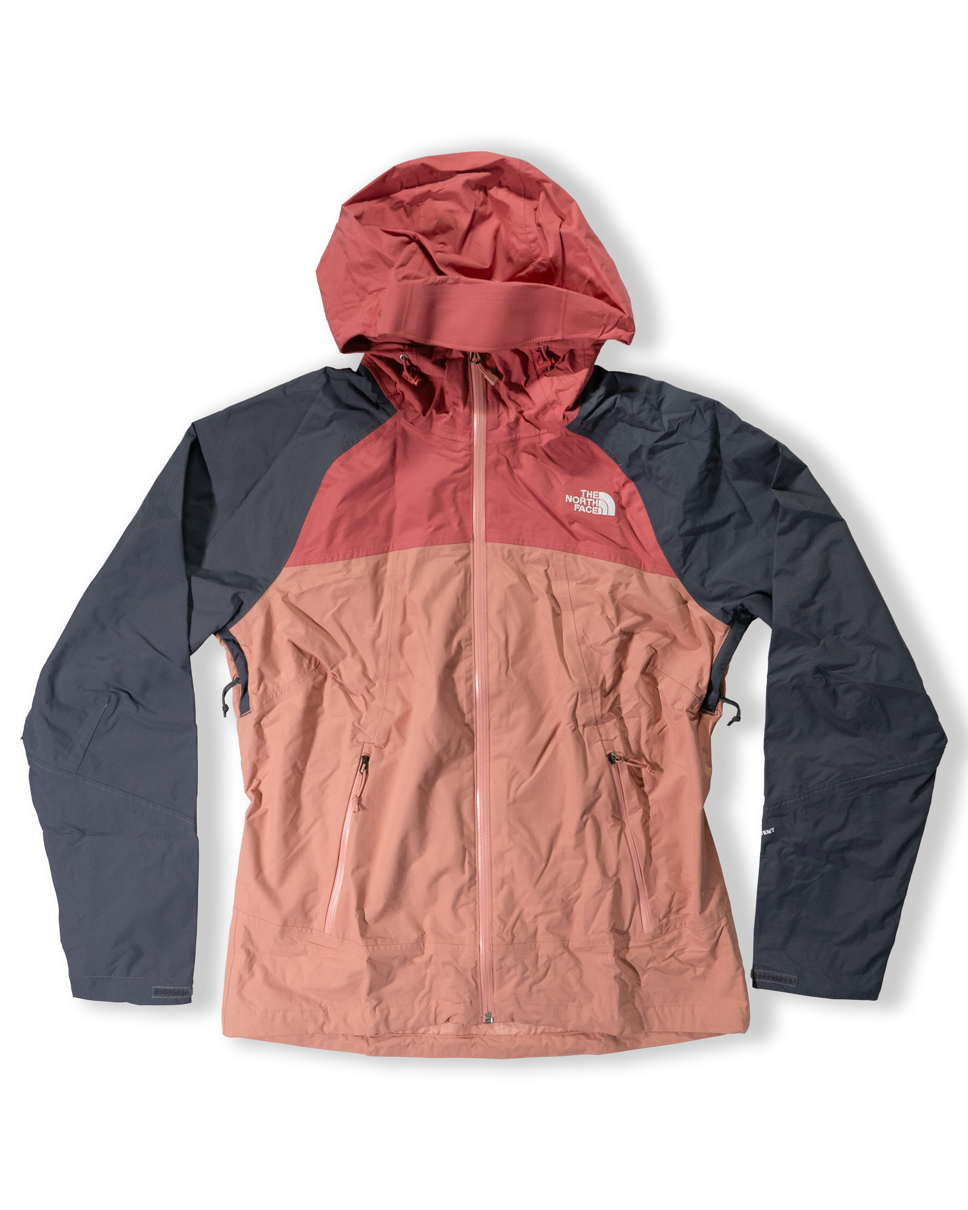 TNF北臉 0141 女 粉灰拼色 Dryvent