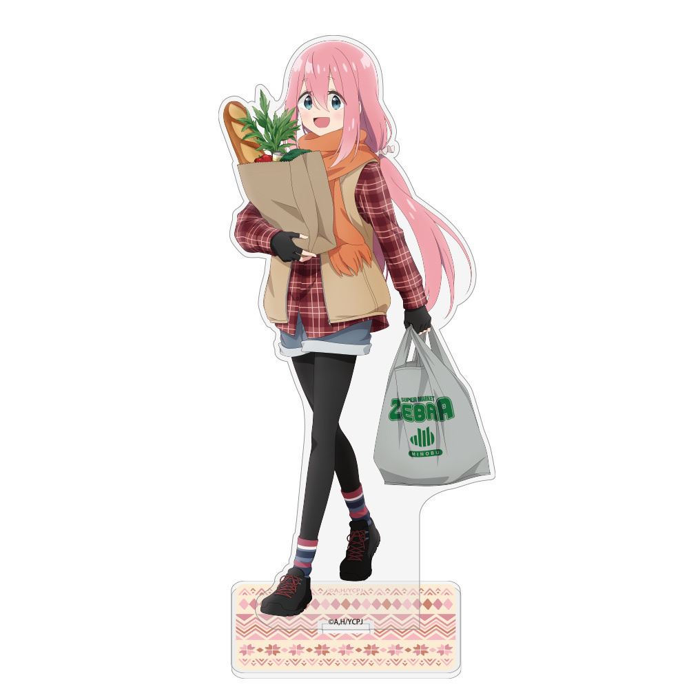 Cospa 0519 描き下ろし 各務原なでしこ アクリルスタンド（大） ゼブラでお買い物Ver. [『ゆるキャン△ SEASON３』]