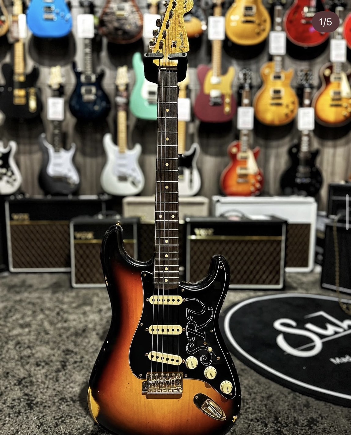 Fender CS SRV STRAT RELIC RW F3TS【宛伶樂器】