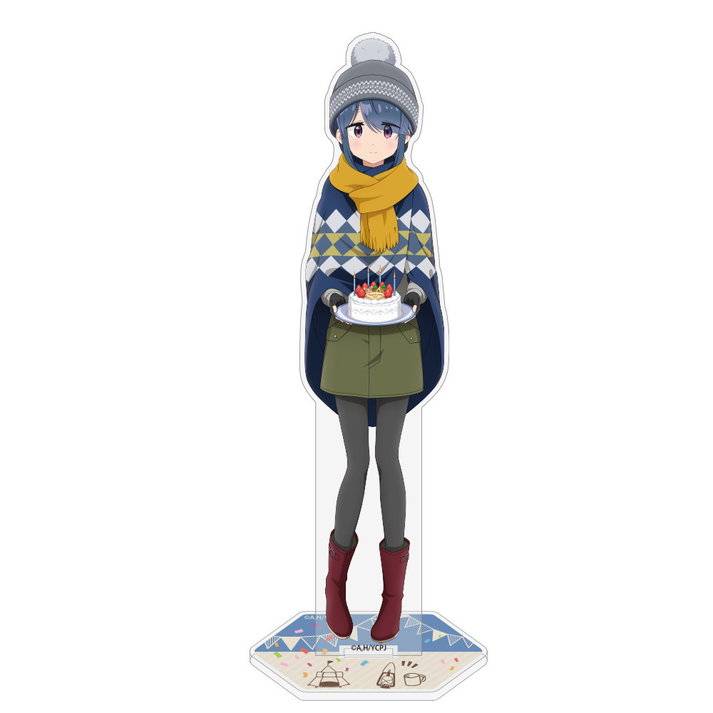 Cospa 0519 描き下ろし 志摩リン アクリルスタンド（大） バースデーキャンプVer. [『ゆるキャン△ SEASON３』]