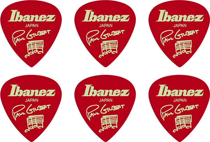 Ibanez Ibanez B1000PG-CA Picks 1.0mm 吉他彈片 Paul Gilbert簽名款 六片裝 第 4 張圖片｜三峽吉他 / Bass
