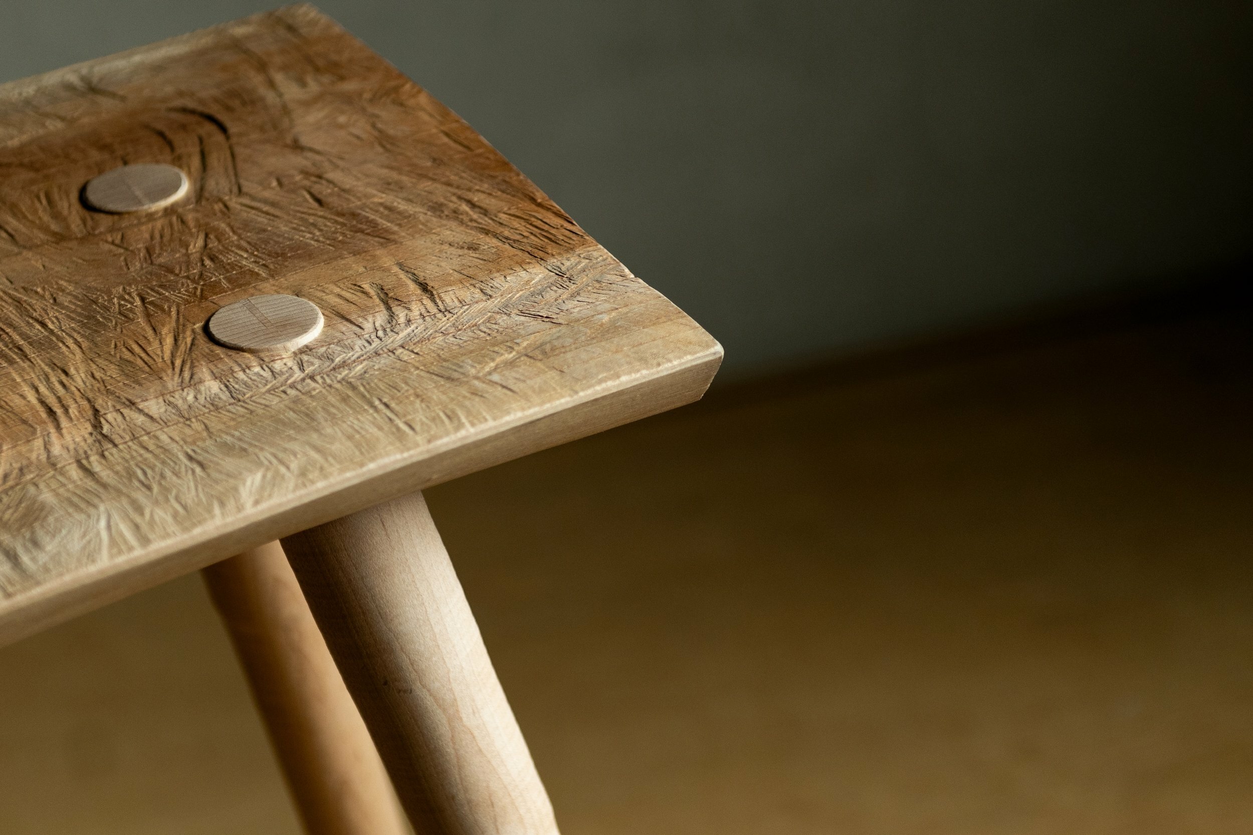 拾未 SHIWEII｜櫸木｜雙人椅凳