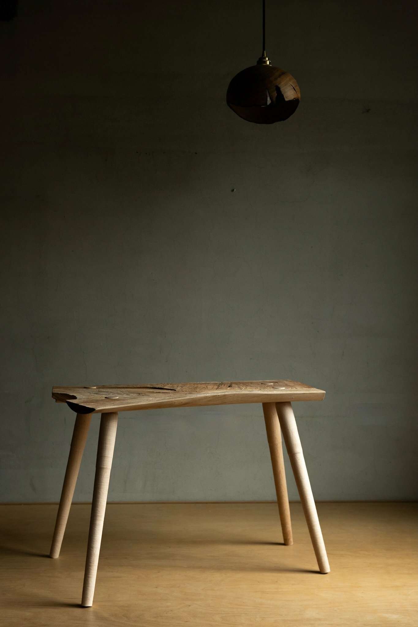 拾未 SHIWEII｜櫸木｜雙人椅凳