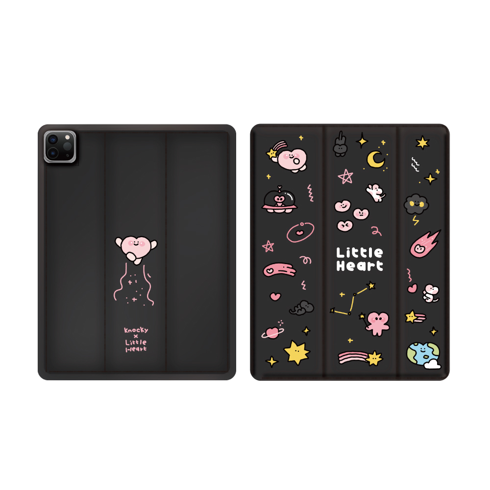 【Knocky x 小心臟】『太空小心臟』iPad Air/Pro 羽絨平板保護殼（含筆槽）