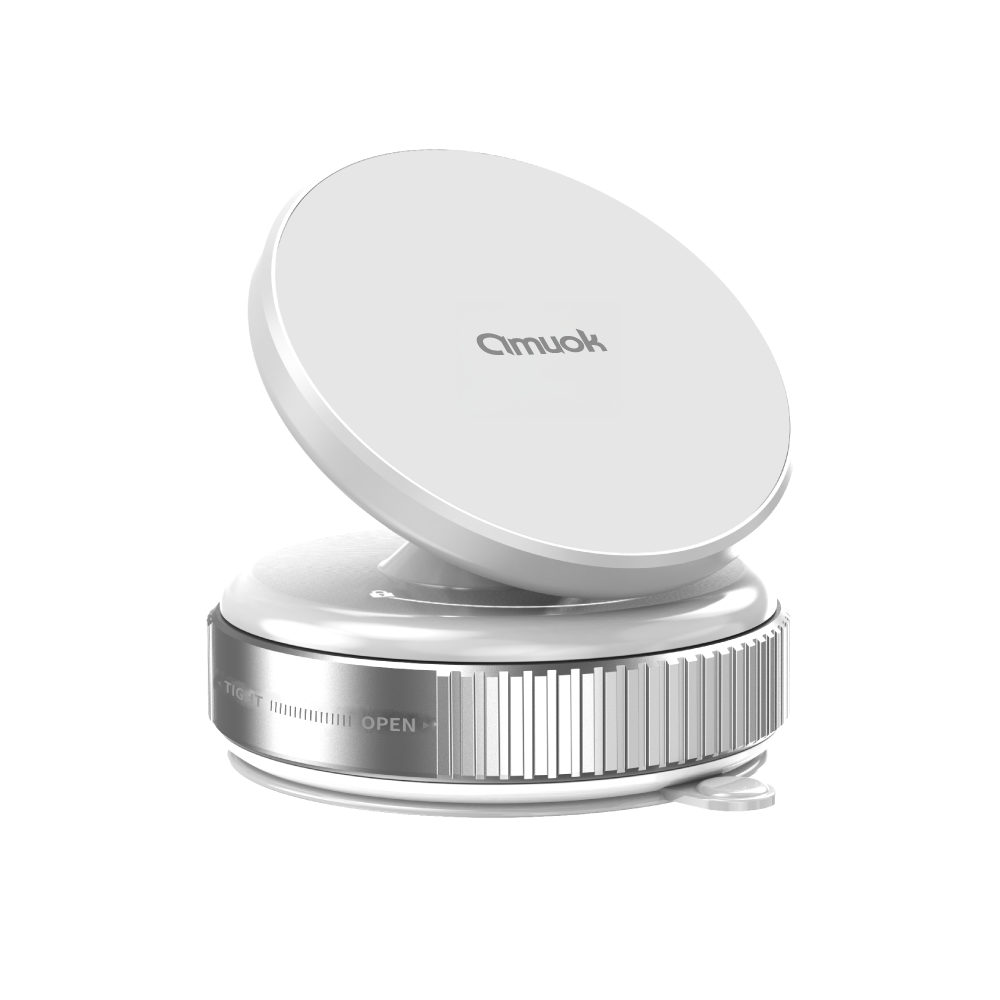 【amuok】真空手轉磁吸手機支架(手動版)