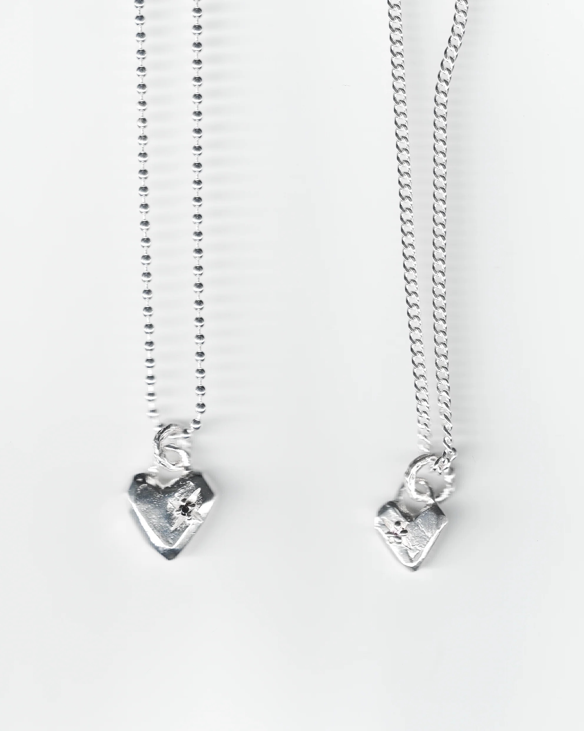 PROJ ORNAMENT 造塑愛心銀墜 （大）