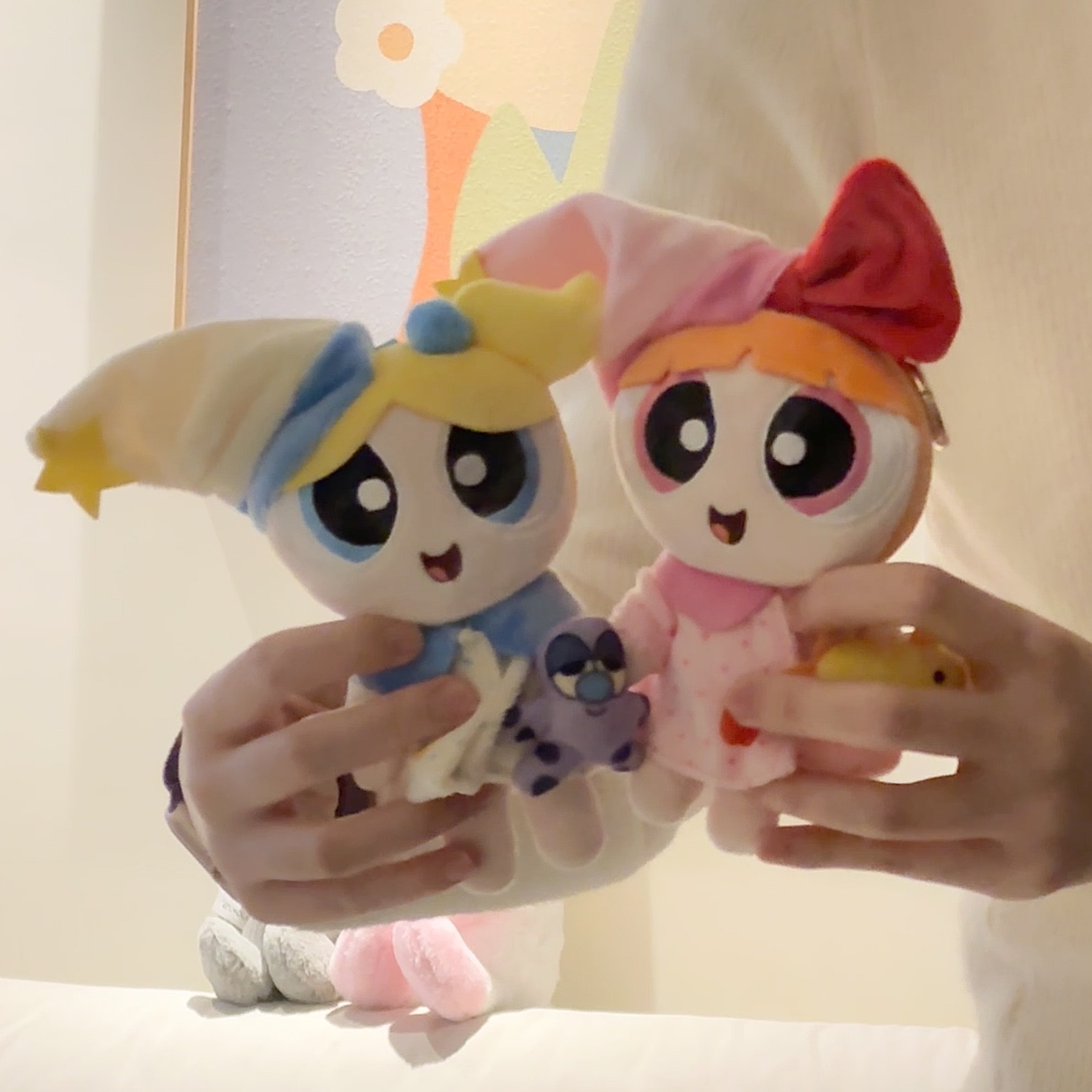 THE POWERPUFF GIRLS 飛天小女警 睡衣系列 睡帽 睡衣 吊飾 鑰匙圈 泡泡 花花 毛毛 官方正版授權 / 預購