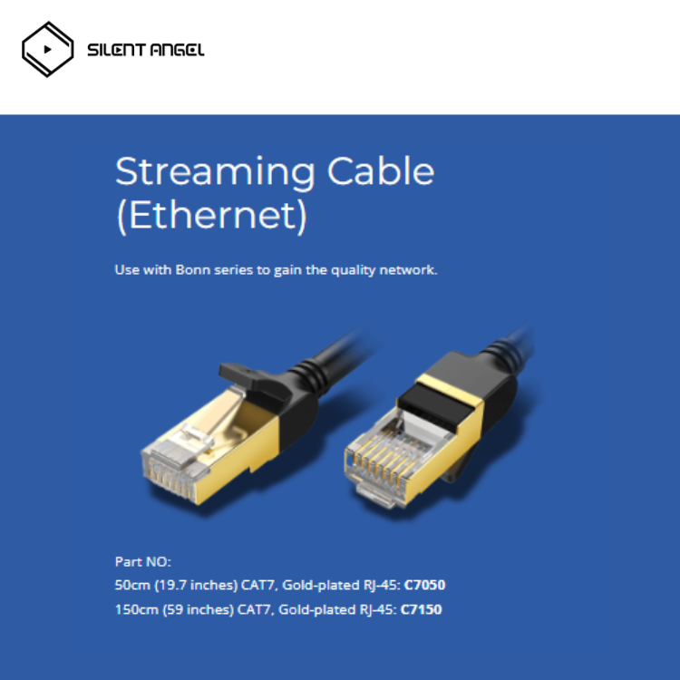 Silent Angel 串流線（乙太網路）