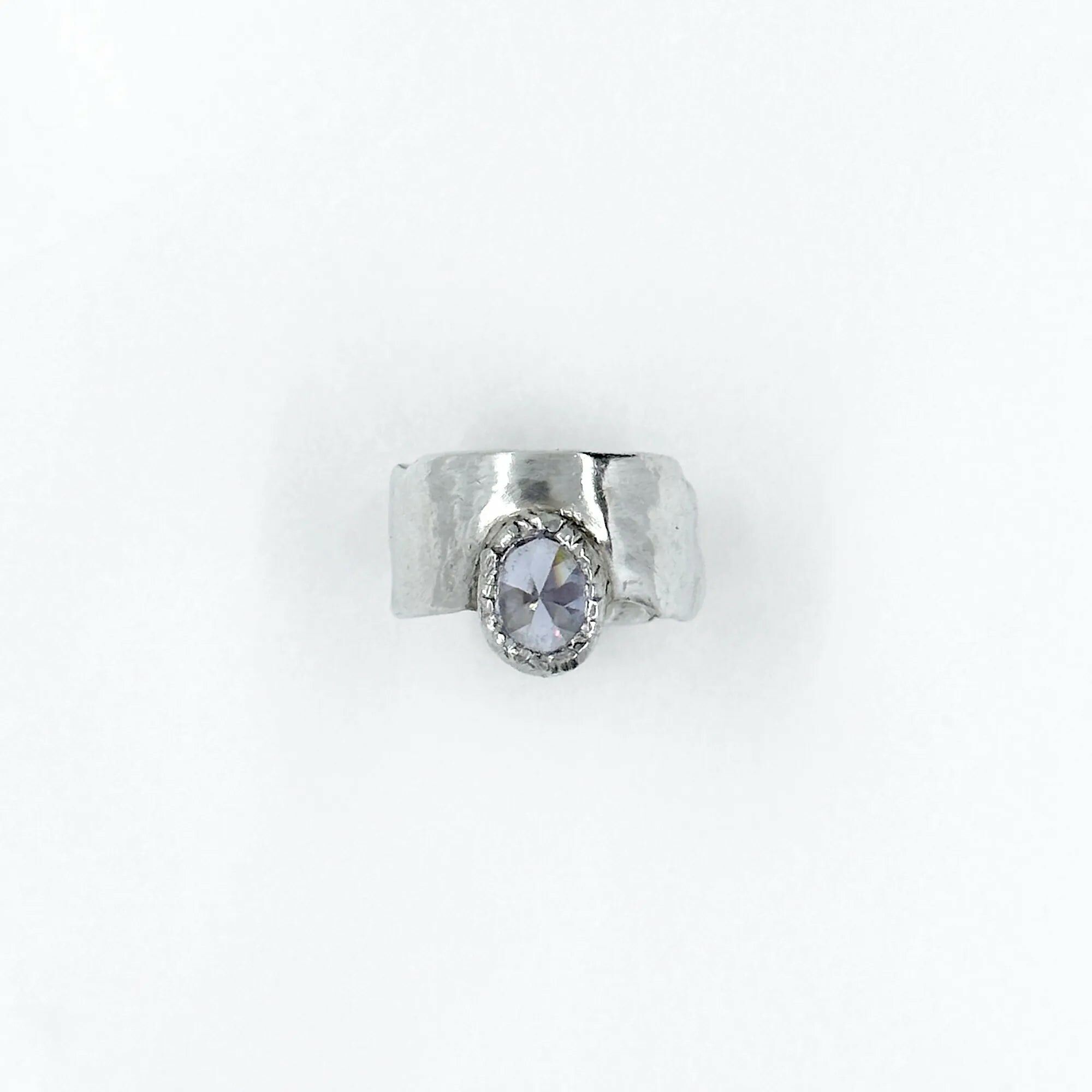 PROJ ORNAMENT 鑲石熔造銀戒